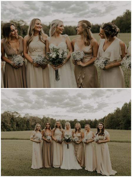 Bride with her Bridesmaids